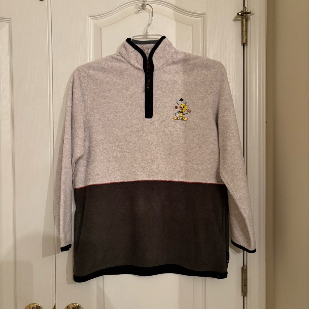 Loony Toons Quarter Zip Sweater